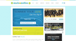 Desktop Screenshot of musicnmotion.org